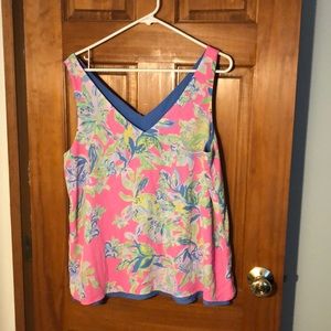 Final Price! Lilly Pulitzer Florin Reversible Tank